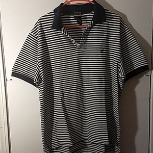 Nautica Short Sleeve Polo Shirt SZ XL